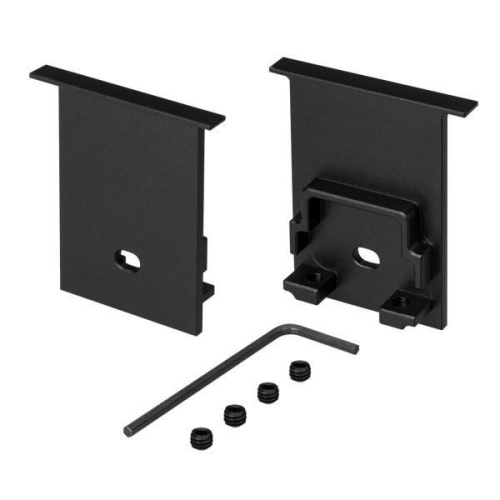 Набор заглушек Arlight SL-Comfort-3551-F Black c отверстием 031786 Набор заглушек Arlight SL-Comfort-3551-F Black c отверстием 031786