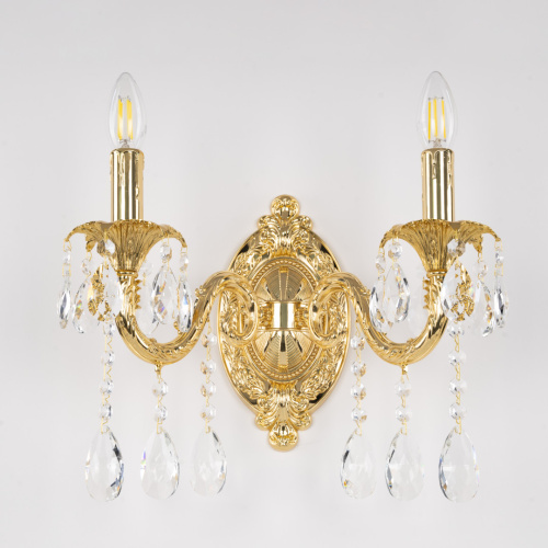 Бра с хрустальными подвесками AL7901B10/2/175 A G Bohemia Ivele Crystal (Богемия Ивеле Кристалл) фото 4