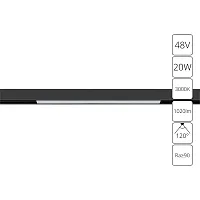Магнитный трековый светильник Arte Lamp LINEA A4673PL-1BK