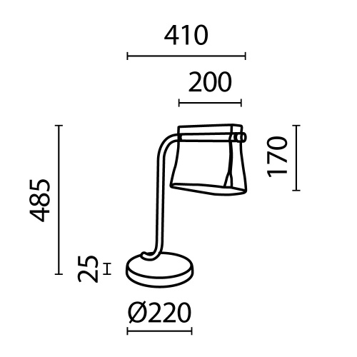 Настольный светильник Maytoni MOD170TL-L8BS3K фото 10