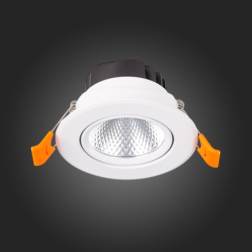 ST211.548.08.36 Св-к встр. Белый LED 1*8W 4000K 640Lm Ra80 36° IP20 D86xH50 220-240V Встраиваемые светильники фото 6