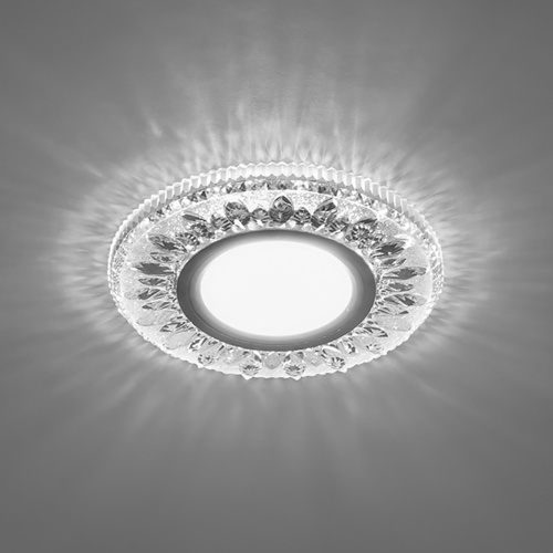 Светильник встраиваемый с белой LED подсветкой Feron CD903 потолочный MR16 G5.3 белый фото 8