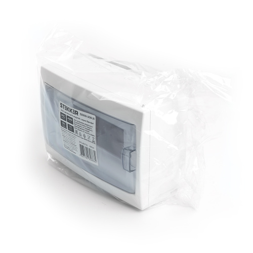 Бокс настенный STEKKER EBX50-3/08-20 8 модулей, пластик, серия ArcaClass фото 3