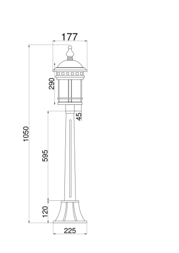 Ландшафтный светильник Outdoor O031FL-01BR фото 9
