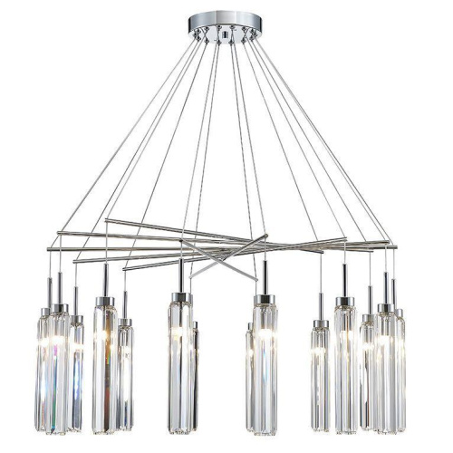 Подвесная люстра Newport 4524+10/S chrome М0068064 Подвесная люстра Newport 4524+10/S chrome М0068064