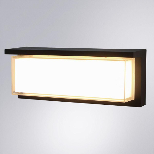 Уличный настенный светодиодный светильник Arte Lamp Ferro A5224AL-1BK фото 2