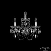 Бра хрустальные 1402B/2+1/160/XL Ni Bohemia Ivele Crystal (Богемия Ивеле Кристалл)