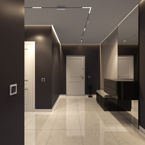 Перекрестный переключатель двухклавишный (чёрный матовый) W1123006 фото 3