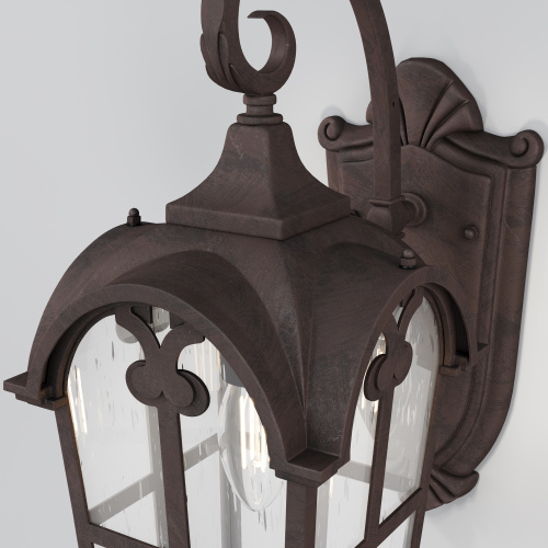 Уличный настенный светильник Outdoor O413WL-01BZ фото 4