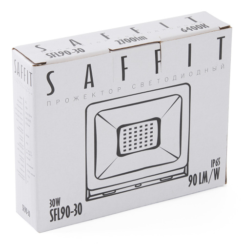 Светодиодный прожектор SAFFIT SFL90-30 IP65 30W 6400K белый фото 7 Светодиодный прожектор SAFFIT SFL90-30 IP65 30W 6400K белый фото 7