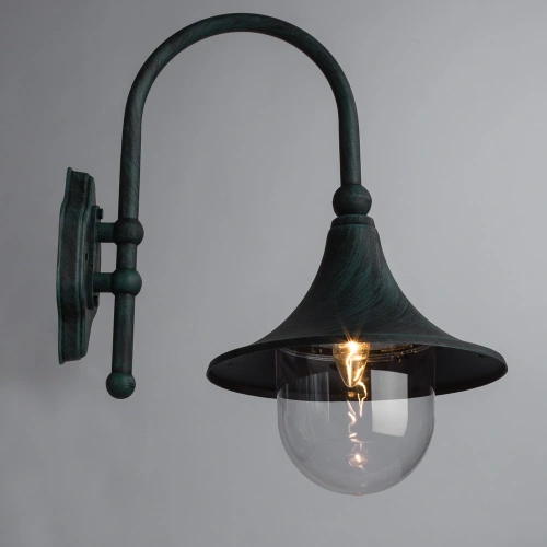 Уличный настенный светильник Arte Lamp MALAGA A1082AL-1BG фото 2 Уличный настенный светильник Arte Lamp MALAGA A1082AL-1BG фото 2