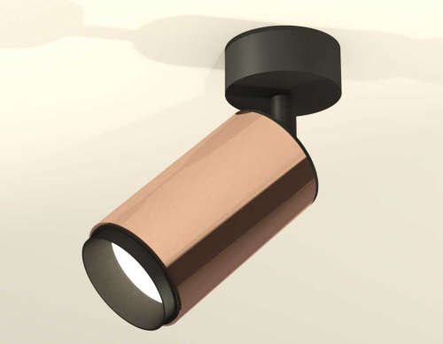 Комплект накладного светильника Ambrella light Techno Spot XM6326021 PPG/PBK золото розовое полированное/черный полированный (A2210, C6326, N6121) фото 3