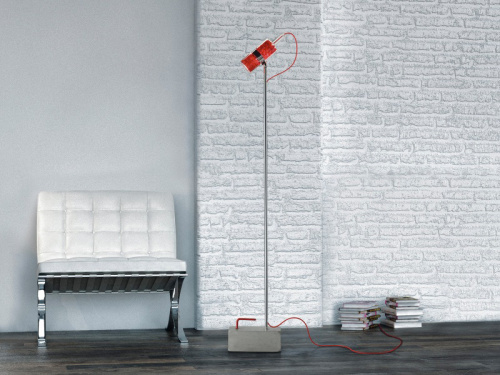 Торшер SHAKER TR 1 Red фото 4 Торшер SHAKER TR 1 Red фото 4