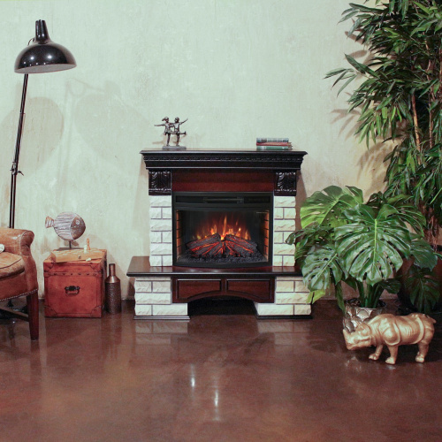 Электрокамин RealFlame Country Lux Rock AO античный дуб с очагом Firefield 25 S IR фото 6 Электрокамин RealFlame Country Lux Rock AO античный дуб с очагом Firefield 25 S IR фото 6