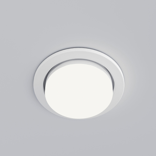 Встраиваемый точечный светильник 1035 GX53 WH белый фото 3