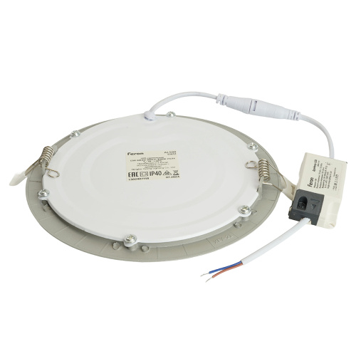 Светодиодный светильник Feron AL500 встраиваемый 12W 4000K серый фото 5