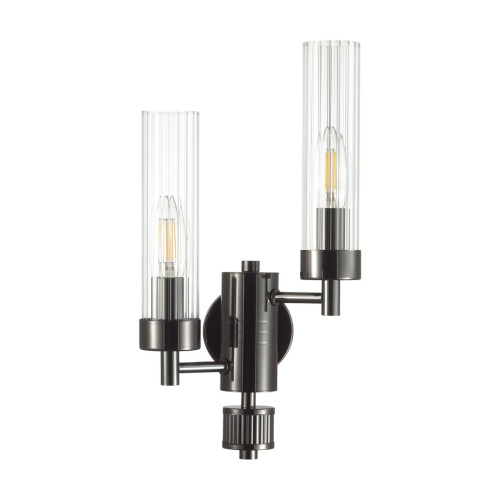 5275/2W CLASSI LN26 103 черный хром Бра E14 2*40W 220V KAMILLA 5275/2W CLASSI LN26 103 черный хром Бра E14 2*40W 220V KAMILLA