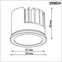 359824 DIOD NT25 496 белый Модуль светодиодный в комплекте с драйвером IP20 LED 10W 4000К 180-265V MOD