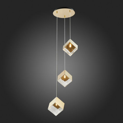 SL1182.203.03 Светильник подвесной ST-Luce Золотистый/Прозрачный, Золотистый G9 3*5W RIELLO фото 4