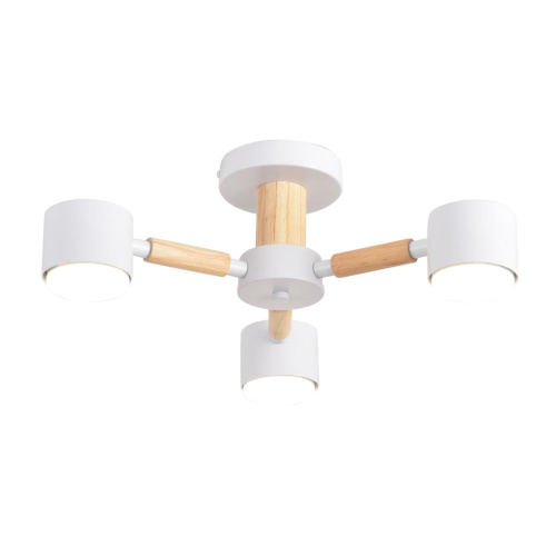 8306/3C COMFI LN26 333 белый, металл/дерево Светильник потолочный GX53 LED 3*7W 220V VUDI фото 4 8306/3C COMFI LN26 333 белый, металл/дерево Светильник потолочный GX53 LED 3*7W 220V VUDI фото 4