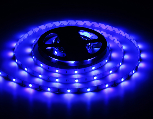 Светодиодная лента 24В 5050 30Led 7.2Вт/м Цветная RGB IP20 5м фото 12
