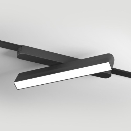 DK5333-BK Светильник для трека Air, серия Linear 4000 со светодиодом, L230*W26*H60мм, 48V DC, 9W, RA?90, 120°, 4000K, IP20, черный, алюминий фото 6 DK5333-BK Светильник для трека Air, серия Linear 4000 со светодиодом, L230*W26*H60мм, 48V DC, 9W, RA?90, 120°, 4000K, IP20, черный, алюминий фото 6