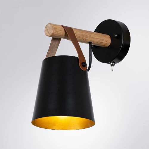 Бра Arte Lamp THOMAS A7032AP-1BK фото 2