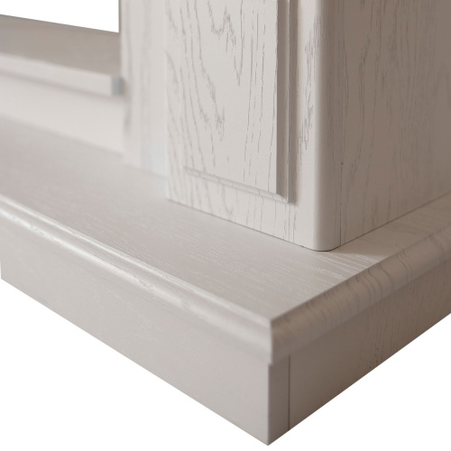 Каминокомплект CAROLINA/БОСТОН Бьянко с очагом Электроочаг SPARTA 25.5 фото 4