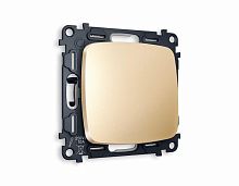 Комплект механизма 1-кл перекрестного выключателя AMBRELLA VOLT OMEGA Шампань QUANT (OP6010, VM112) MO601030