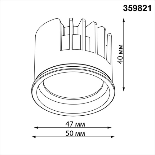 359821 DIOD NT25 492 белый Модуль светодиодный с переключ. цв. температуры и мощности IP20 LED 6/8/10W 180-265V 2700К\3200К\4000К MOD фото 3