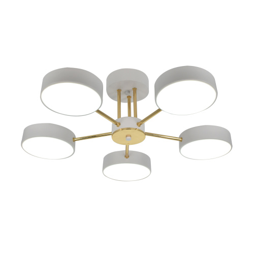Светильник на штанге Escada 10262/5 LED*64W White/Gold Светильник на штанге Escada 10262/5 LED*64W White/Gold
