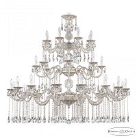Люстра с хрустальными подвесками AL78104/16+8+8/550/3d A WMG Bohemia Ivele Crystal (Богемия Ивеле Кристалл)