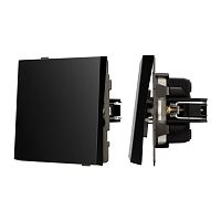 Механизм выключателя одноклавишный проходной SWT-TENDO-MKP1-PL-BK (230V, 10A) Arlight 054041