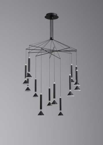 Люстра подвесная Alfa Light F3024-45 BLACK Люстра подвесная Alfa Light F3024-45 BLACK