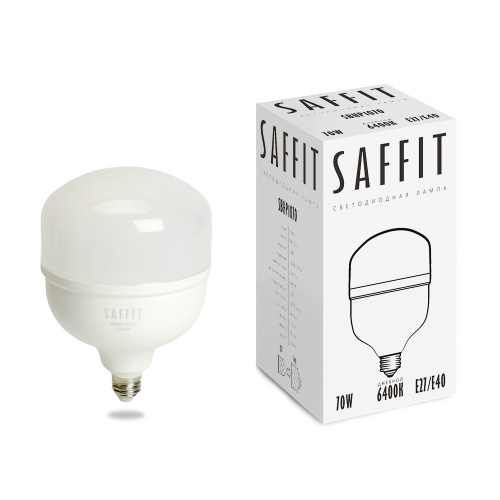 Лампа светодиодная SAFFIT SBHP1070 E27-E40 70W 230V 6400K Лампа светодиодная SAFFIT SBHP1070 E27-E40 70W 230V 6400K