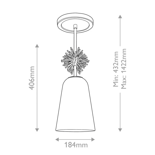 Подвесной светильник Elstead Lighting, Арт. STARING-MP-DG-OPAL фото 9