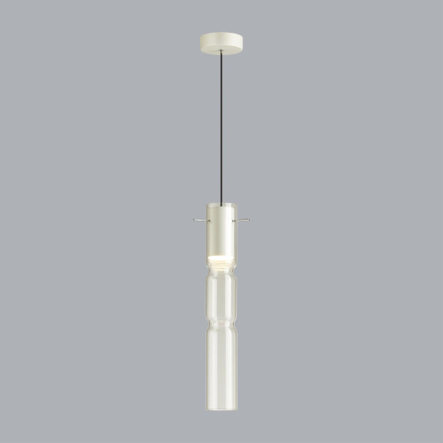 5059/5LB PENDANT ODL24 385 белый/прозрачный/металл/стекло Подвес LED 5W 3000K SCROW фото 2
