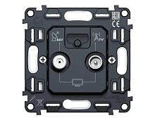 Механизм розетки TV оконечной + SAT 5-862MHz 3.5dB/950-2150MHz 3.5dB AMBRELLA VOLT VM VM217