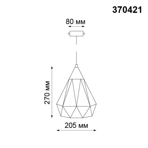 370421 PORT NT19 294 черный Светильник трековый однофазный трехжильный IP20 E27 50W 220V ZELLE фото 3