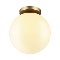 4248/1C HIGHTECH ODL21 505 золотист/металл/белый/акрил Потолочный светильник IP44 E27 LED max 9W BOSCO