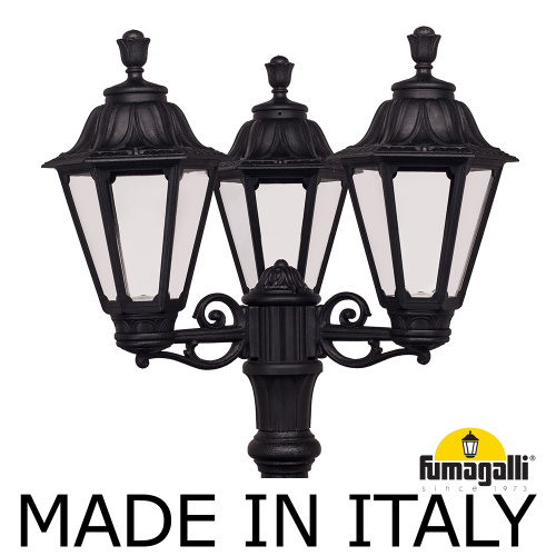 Fumagalli Парковый фонарь FUMAGALLI NEBO BISSO/RUT 3L E26.202.S30.AXE27 фото 2 Fumagalli Парковый фонарь FUMAGALLI NEBO BISSO/RUT 3L E26.202.S30.AXE27 фото 2
