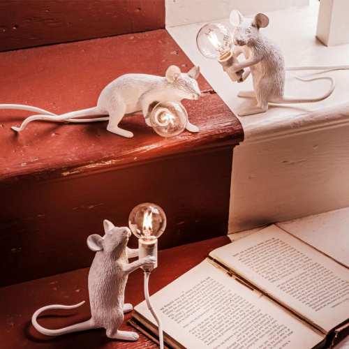 Настольная лампа Mouse Lamp Lyie Down USB фото 2
