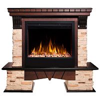 Электрокамин RealFlame Rockland AO античный дуб с очагом Saphir 25,5