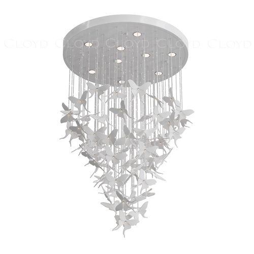 Люстра Cloyd TROPICA C9 / выс. 120 см - керамика - белый (арт.11531) фото 2 Люстра Cloyd TROPICA C9 / выс. 120 см - керамика - белый (арт.11531) фото 2