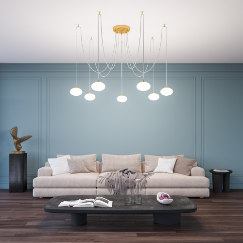 Citilux ATMAN SMART CL226A073 LED RGB Умная подвесная люстра Бронза фото 2 Citilux ATMAN SMART CL226A073 LED RGB Умная подвесная люстра Бронза фото 2
