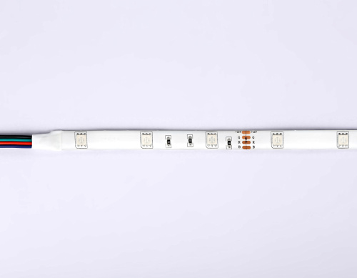Светодиодная лента 12В 5050 30Led 7.2Вт/м Цветная RGB IP65 5м фото 8