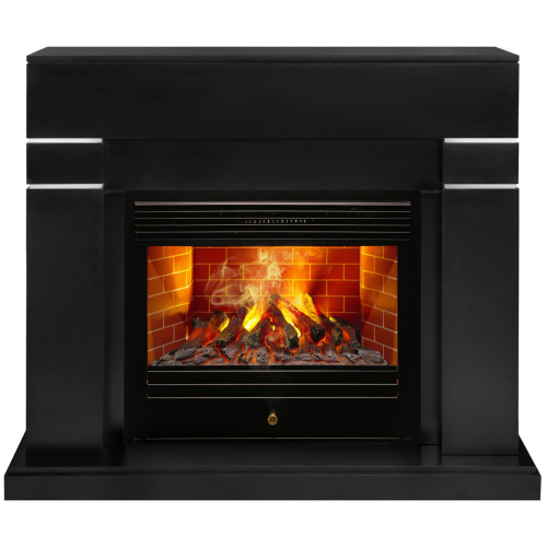 Электрокамин RealFlame Lindelse 26 BL черныйM черный с очагом 3D Novara Электрокамин RealFlame Lindelse 26 BL черныйM черный с очагом 3D Novara