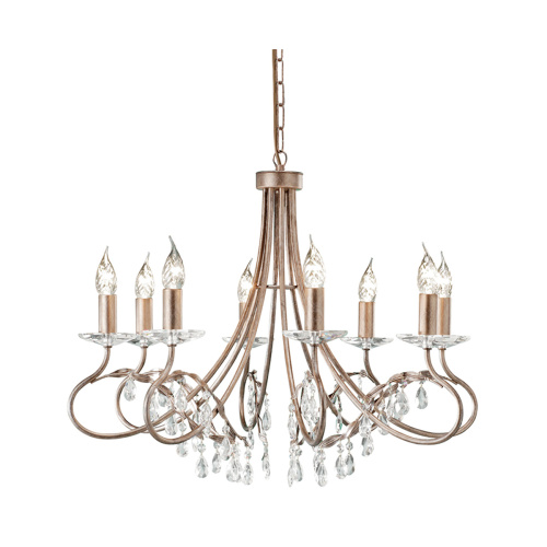 Люстра Elstead Lighting CRT8-SILVER-GOLD Люстра Elstead Lighting CRT8-SILVER-GOLD