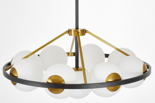 Подвесной светильник Lumina Deco Donzano LDP 8034-9 BK+WT фото 4