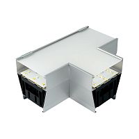 Светильник коннектор Feron AL4036T 5W 550Lm 3000К-4000К-6400K, T-образный, с ручным переключением режимов, серебро, 160*115*70мм возмож. соедин. в линию, серия RetailRay